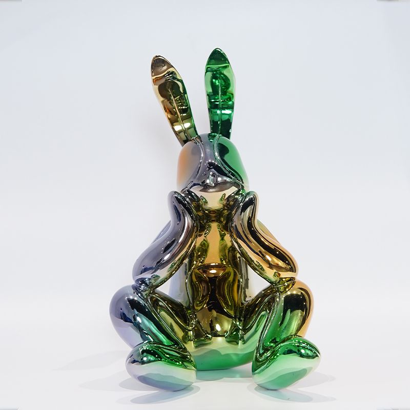 Mr. Rabbit - Thinking Rabbit - Electroplating (9)